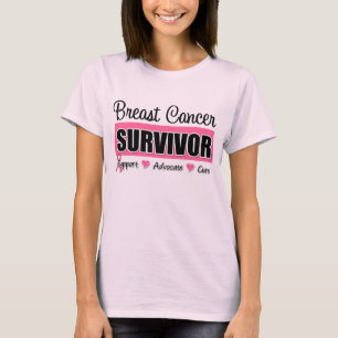 Bröstcancer överlevandeskjorta t shirt