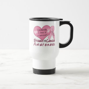 Bröstcancer överlevandetravel mug resemugg