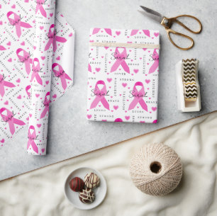 Bröstcancer Papper Presentpapper
