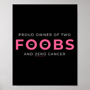 Bröstcancer Rekonstruktion Mastectomy Proud Owne Poster