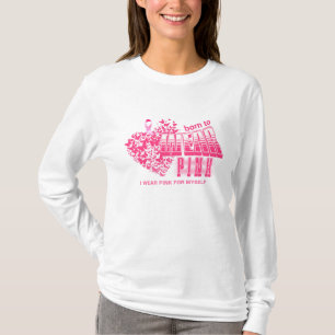 Bröstcancer Rosa Ribbon Inspirational T Shirt