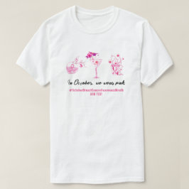 Bröstcancer Rosa Ribbon Inspirational T Shirt