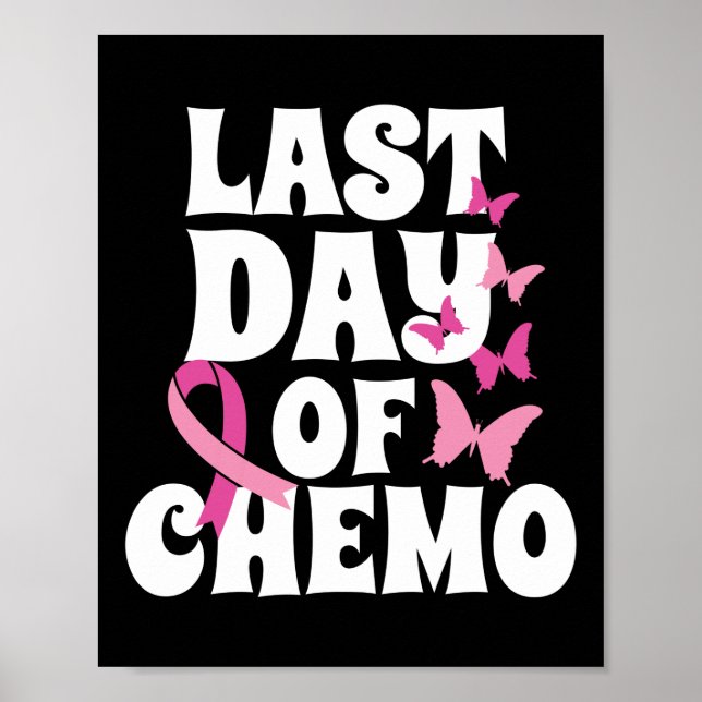 Bröstcancer sista dagen för tillfrisknande av chem poster (Framsidan)