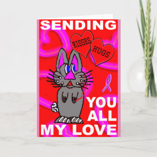 Bröstcancer som skickar dig hela Kärlek Kort