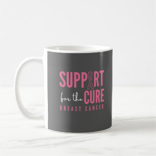 bröstcancer. stöd för botemedlet.Mugg Kaffemugg