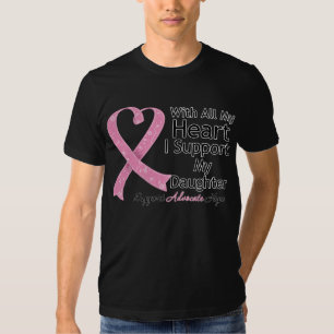Bröstcancer stöttar jag min dotter tee shirt