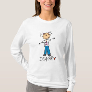 Bröstcancer stöttar jag Tshirts och gåvor