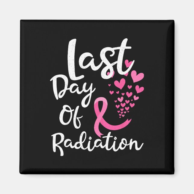 Bröstcancer Strålbehandling förra dagen Magnet (Framsidan)