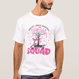 Bröstcancer Support Squad Bröstcanceröverlevare T Shirt