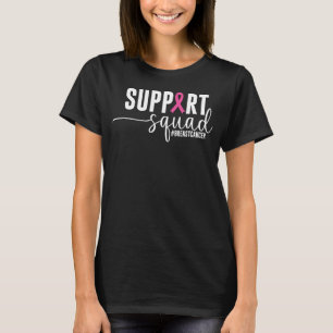 Bröstcancer Support Squad Canceröverlevande Mamma T Shirt