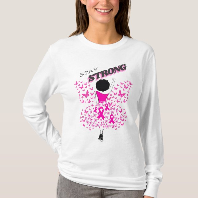 bröstcancer t shirt (Framsida)