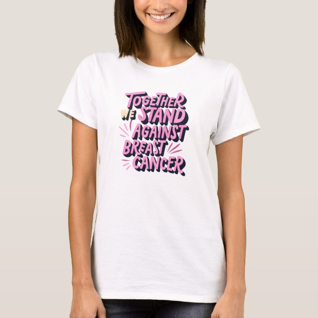 Bröstcancer T Shirt (Framsida)