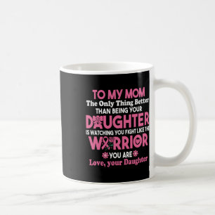 Bröstcancer till min Mamma när du ser hur du kämpa Kaffemugg