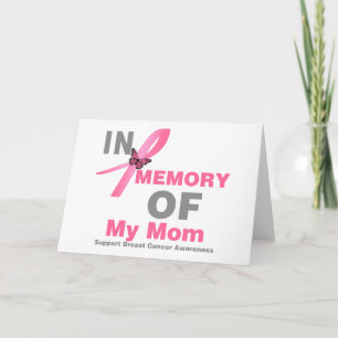 Bröstcancer Till minnes min mamma Kort