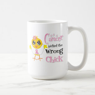 Bröstcancer valde den fla chicken kaffemugg