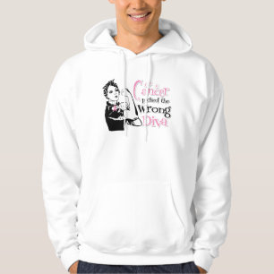Bröstcancer valde den fla divaen sweatshirt