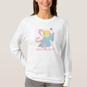 Bröstcancerängelanpassade T-shirt