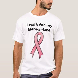 bröstcancerbandet, går jag för min Mamma-i-lag! Tee Shirt