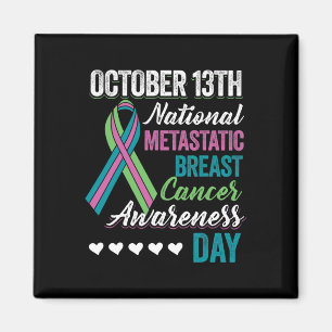Bröstcancerdagen 13 oktober magnet