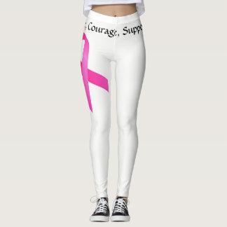 Bröstcancerdamasker Leggings