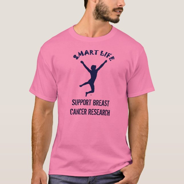 Bröstcancerforskningdonation T-shirt (Framsida)