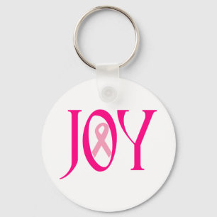 Bröstcancerglädje Keychain Nyckelring