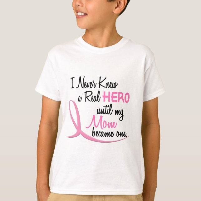 BRÖSTCANCERhjälteMAMMA T-shirt (Framsida)