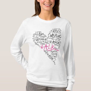 Bröstcancerhjärta Tee
