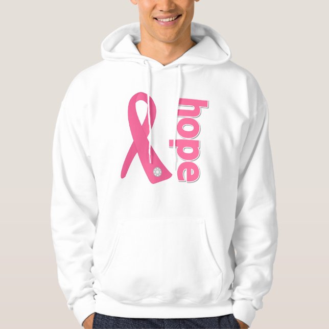 Bröstcancerhoppband Sweatshirt (Framsida)