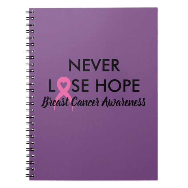 Bröstcancerjournal Anteckningsbok (Framsidan)