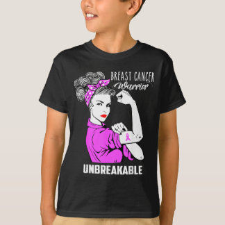 Bröstcancerkrigare Obrytbar T Shirt