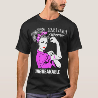 Bröstcancerkrigare Obrytbar T Shirt