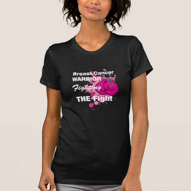 Bröstcancerkrigareskjorta för krigarna tee shirt (Framsida)