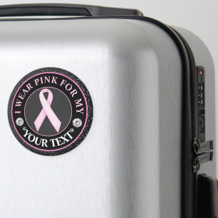 Bröstcancermedvetande Jag bär Rosa För Magnet