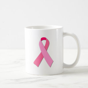 Bröstcancermedvetande Rosa Band Kopp
