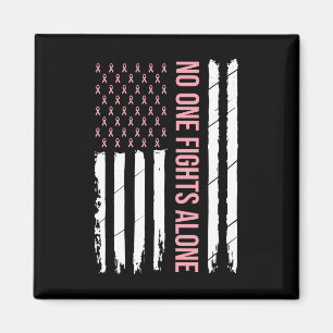 Bröstcancermedvetande Rosa Band Usa Amerikansk F Magnet