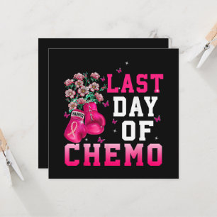 Bröstcancermedvetande Sista dagen för kemo-krigare
