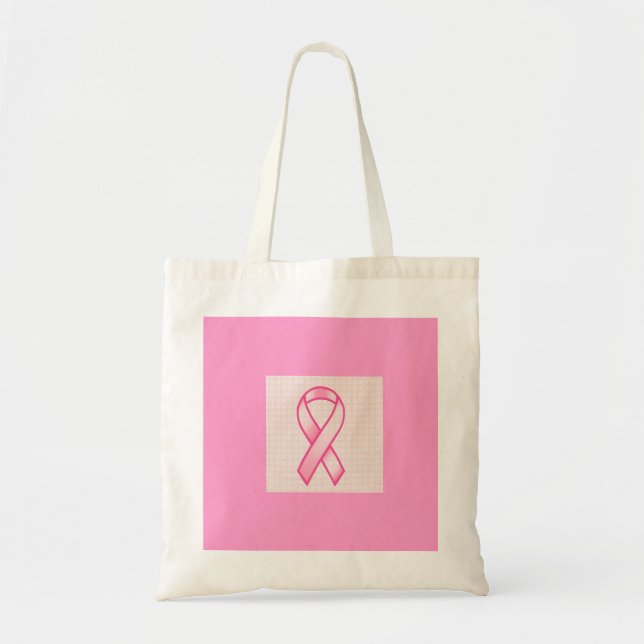 Bröstcancermedvetande tote tygkasse (Framsidan)