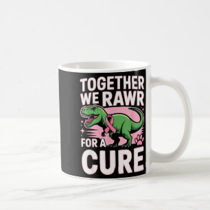 Bröstcancermedvetenhet dinosaurie paleontolog kaffemugg