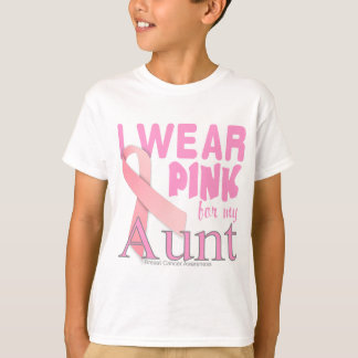 Bröstcancermedvetenhet för moster tee shirt
