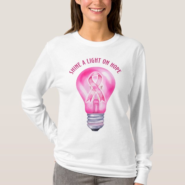 BRÖSTCANCERMEDVETENHET & FÖREBYGGANDE T SHIRT (Framsida)