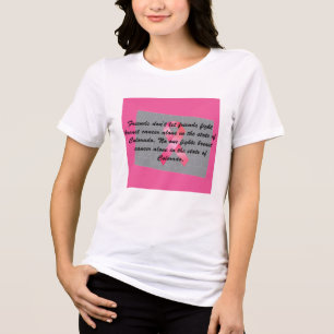 Bröstcancermedvetenhet i Colorado T-shirt