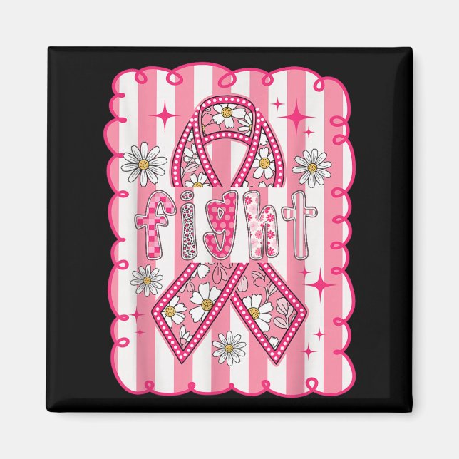 Bröstcancermedvetenhet Kamp Magnet (Framsidan)
