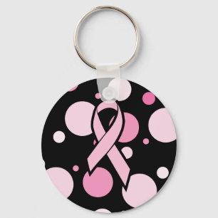 Bröstcancermedvetenhet Keychain Nyckelring