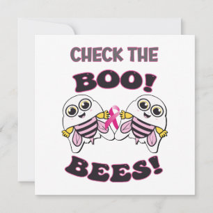 Bröstcancermedvetenhet Kontrollera Boo-Bees