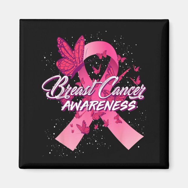 Bröstcancermedvetenhet Magnet (Framsidan)
