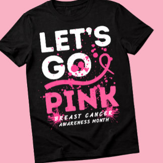 Bröstcancermedvetenhet Oktober Månad Rosa Band T Shirt