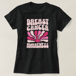 Bröstcancermedvetenhet Rosa Band T Shirt
