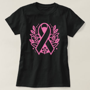Bröstcancermedvetenhet Rosa Band T Shirt