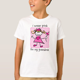 Bröstcancermedvetenhet: Rosa Princess Tee Shirt